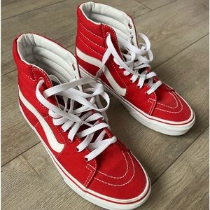 Red Vans Hightop